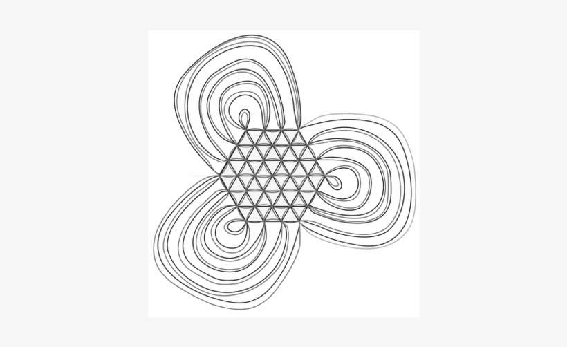 A 6-crossing Template Knot - Spiral, transparent png download