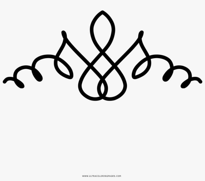 Adornos Página Para Colorear - Line Art, transparent png download