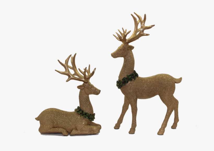 Adorno - Venados Dorados - Deer Figurine, transparent png download