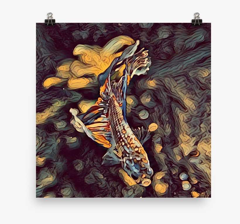 Yellow Betta Poster - Coin Purse, transparent png download