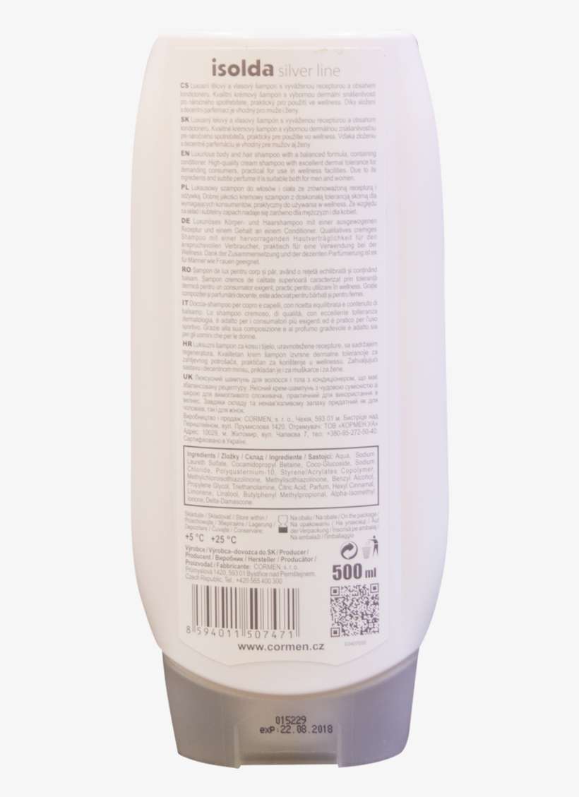 Isolda Silver Line Hair & Body Shampoo - Paper, transparent png download