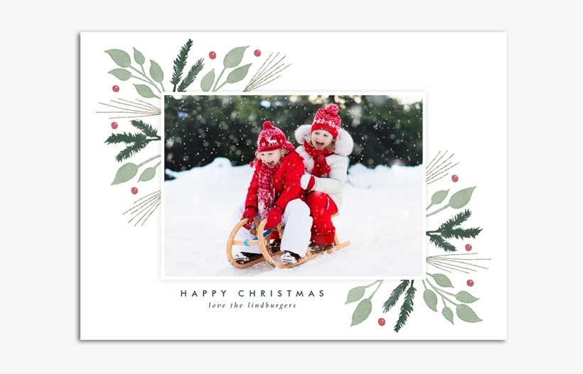 Traditional Minimal Holiday Greenery From $2 - Sled, transparent png download