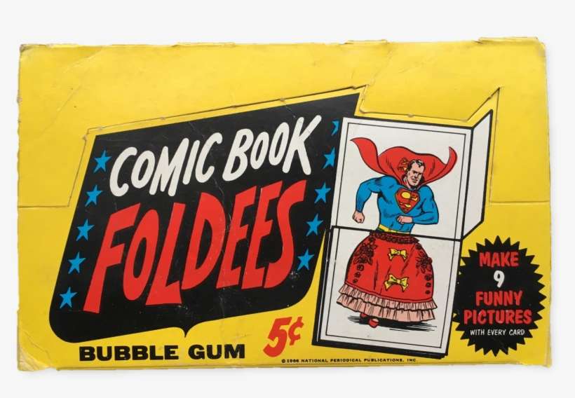 This Topps Comic Book Foldees Shop Counter Display - Cartoon, transparent png download