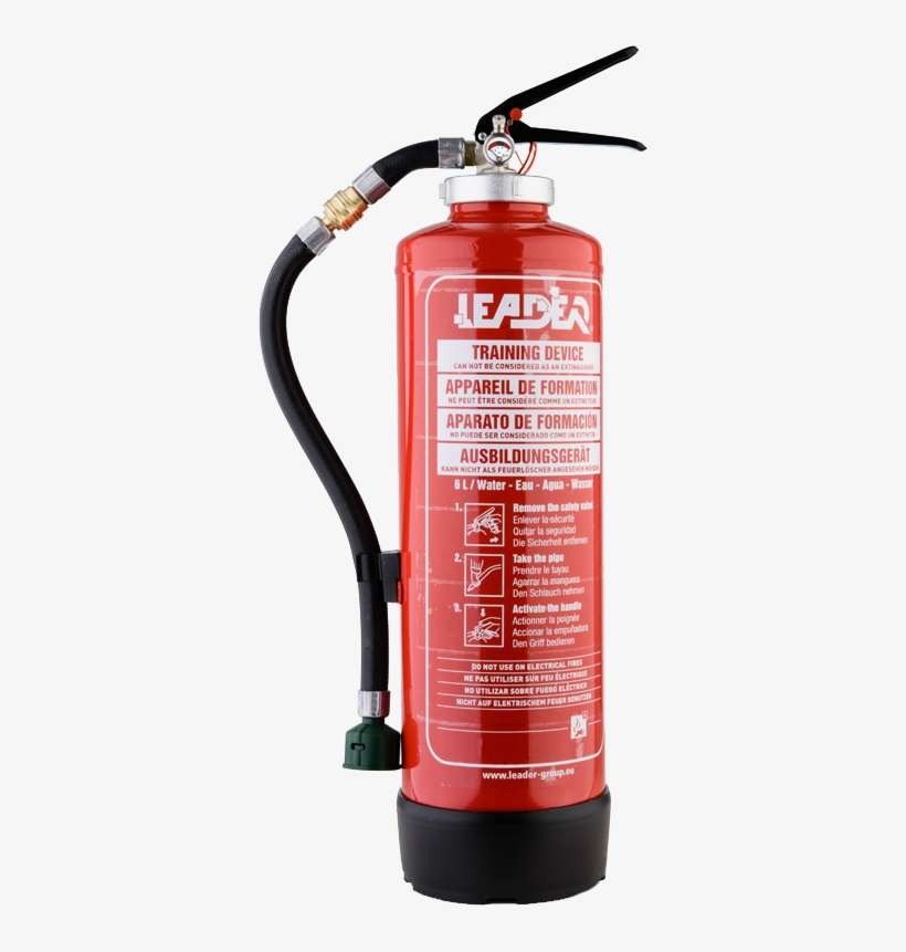 Training Fire Extinguisher Permanent Pressure - Estintore Idrico Classe F, transparent png download