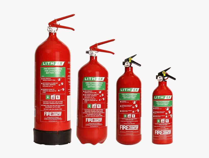 Lith-ex High Performance Extinguishers Are Designed - Lithium Extinguisher, transparent png download