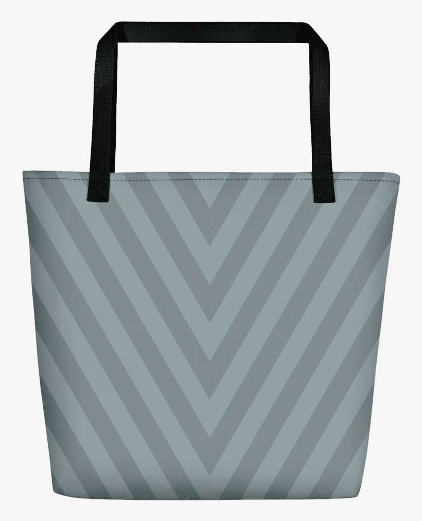 Large Tote Bag W Inside Pocket - Bag, transparent png download