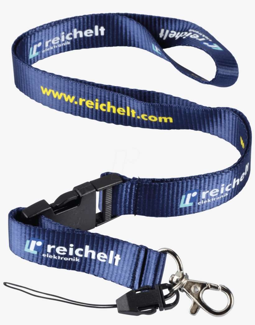 Lanyard Strap With Reichelt Design Reichelt Lanyard - Reichelt Elektronik, transparent png download