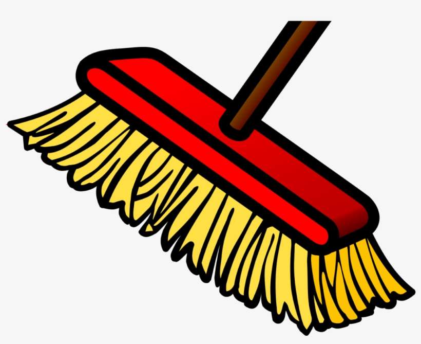 Paint Brush Clipart Lead Poisoning - Mop Clipart, transparent png download