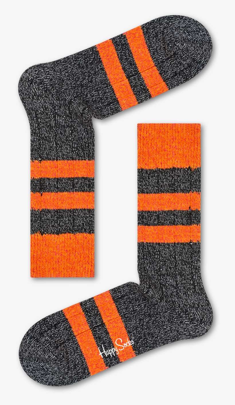 Wool Stripe Sock - Happy Socks Wolle, transparent png download