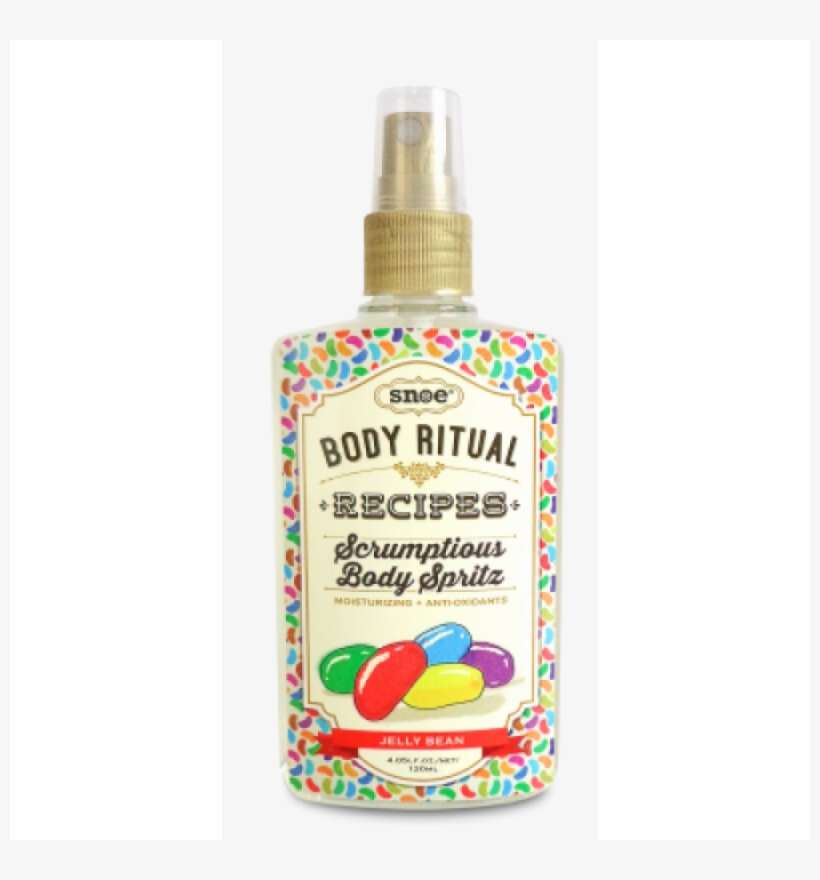 Body Ritual Recipes Scrumptious Body Spritz Jelly Bean - Bottle, transparent png download