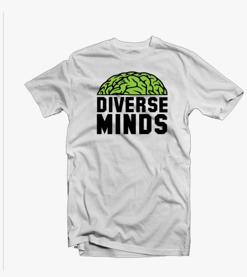 Diverse Minds "top Brain" T Shirt - T-shirt, transparent png download