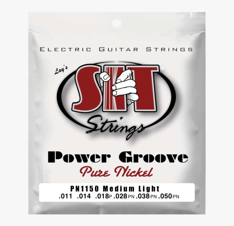 Sit Electric Guitar Strings Pure Nickel Medium Light - Guitar, transparent png download
