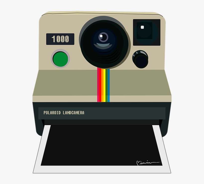 Vector Art - Polaroid Land Camera 1000 Png Image | Transparent Png Free  Download On Seekpng