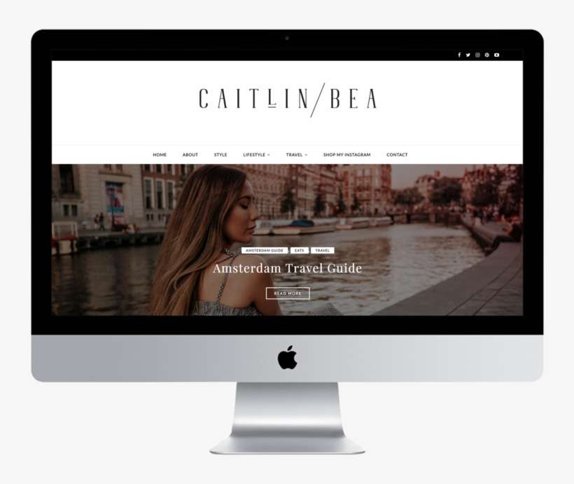 Caitlinbea Computermockup - Imac 27 Inch, transparent png download