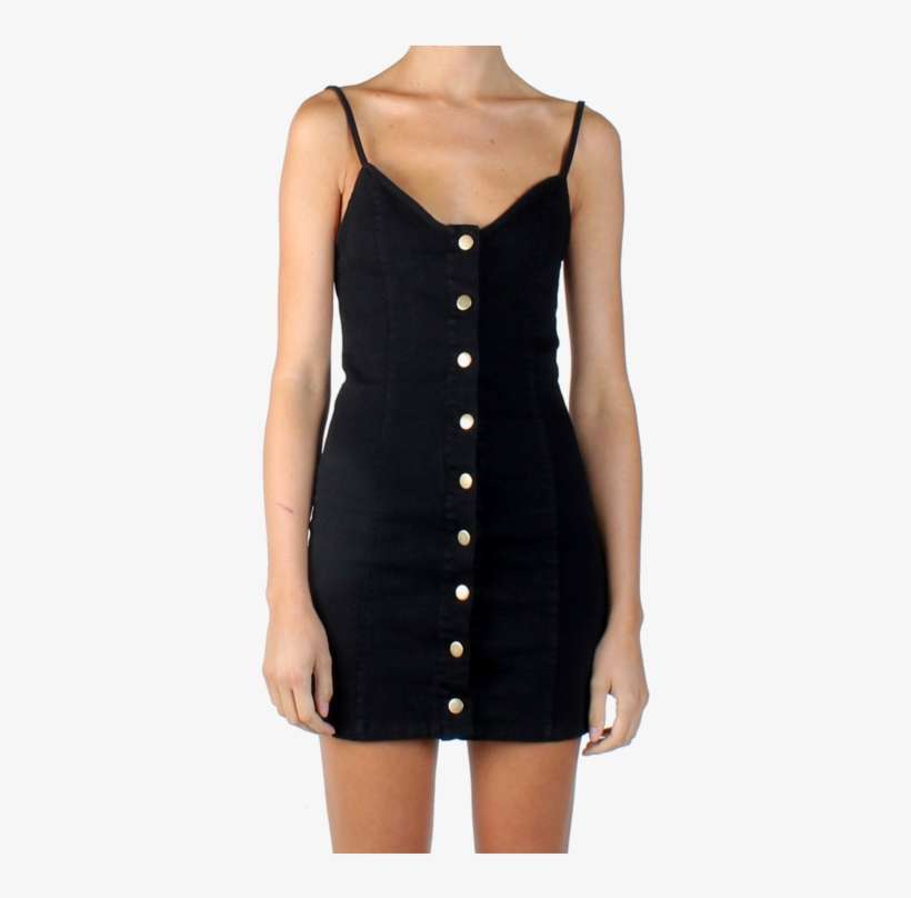Dixie Dress Black - Little Black Dress, transparent png download