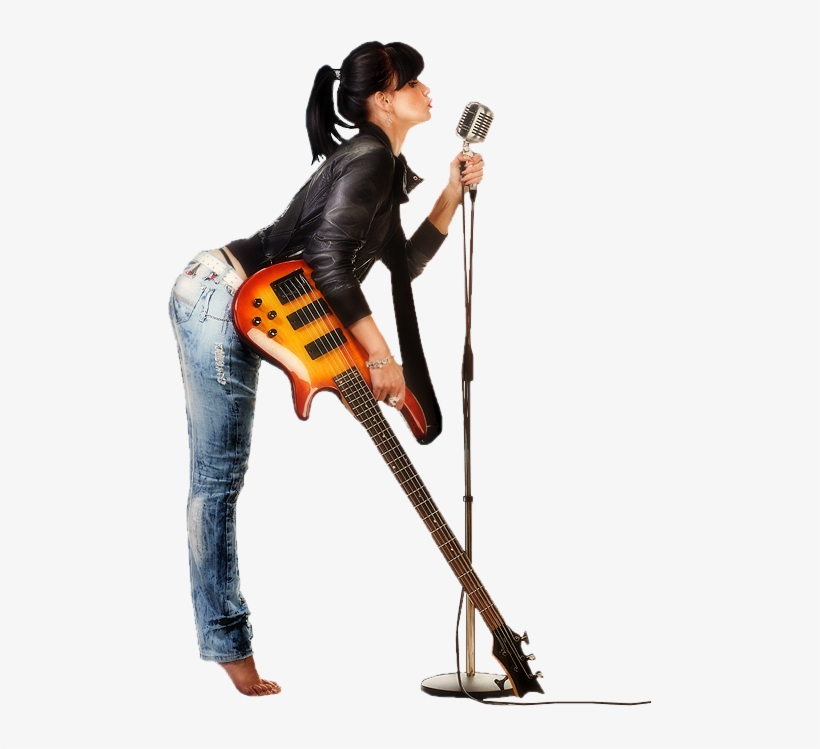 Instrumental Clip Art Dolls Illustrations Pictures - Rock N Roll Girl Art, transparent png download