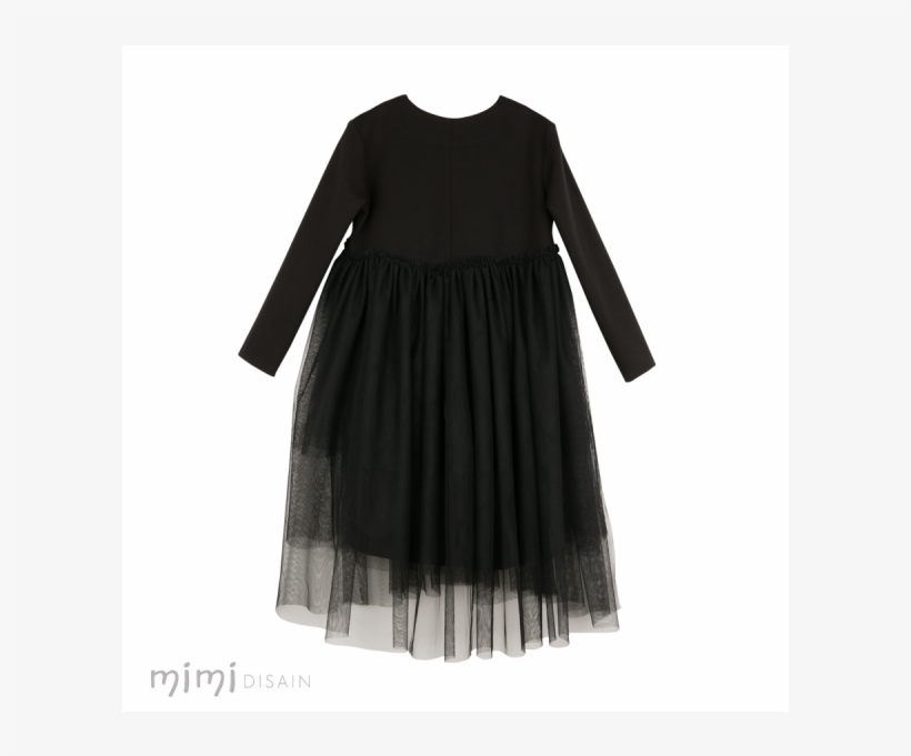 Dress Swan Black - Little Black Dress, transparent png download