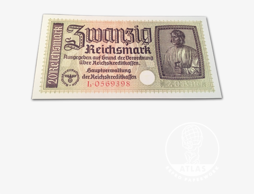 D4025 20 Reichsmark - 20 Reichsmark, transparent png download