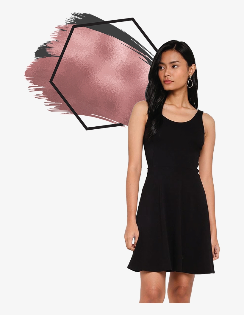 Ie1 - Dorothy Perkins Seamed Fit And Flare Dress, transparent png download