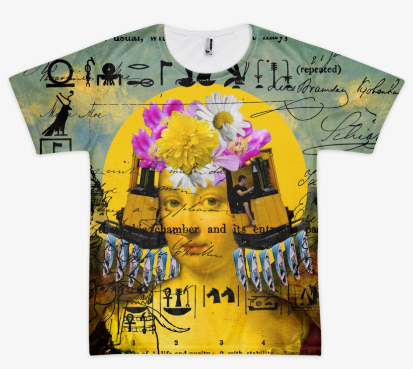 American Apparel White Flat Front Mockup - Active Shirt, transparent png download