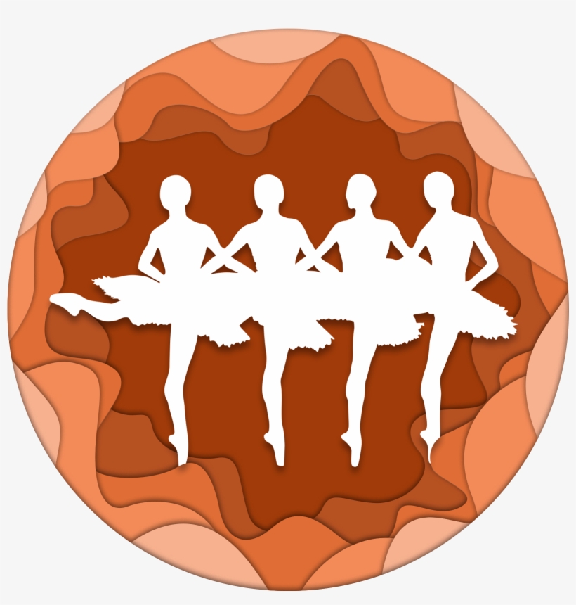 Movimentos De Dança Figuras Padrões Corte Papel Elementos - Dance, transparent png download