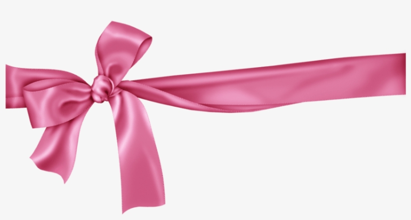 Free Png Download Pink Ribbon Border Png Images Background - Pink Ribbon Bow Png, transparent png download