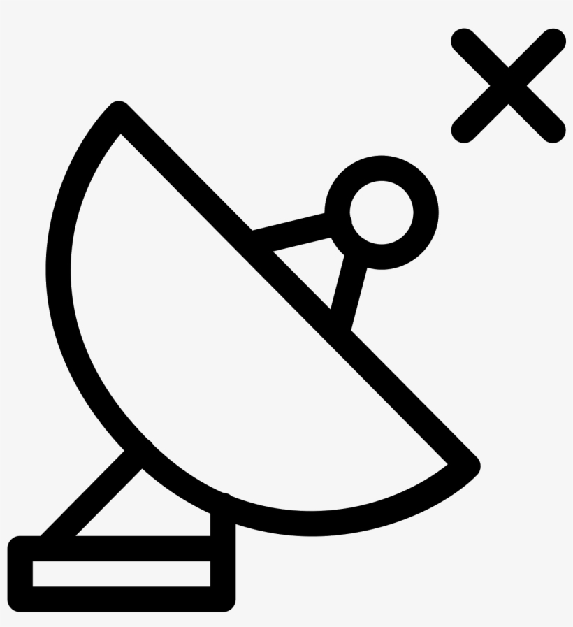 Gps断开连接 Icon - Satellite Dish, transparent png download