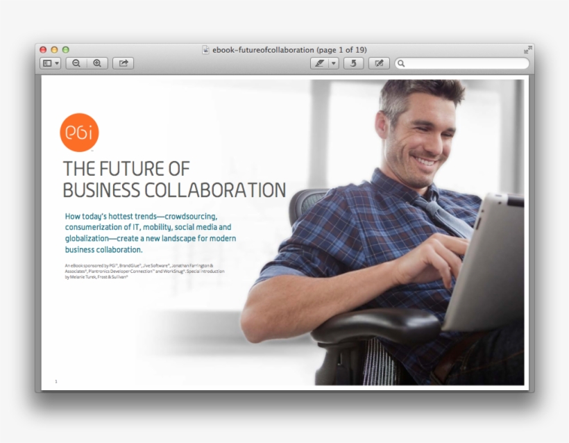 Future Of Business Collaboration Ebook - Website, transparent png download