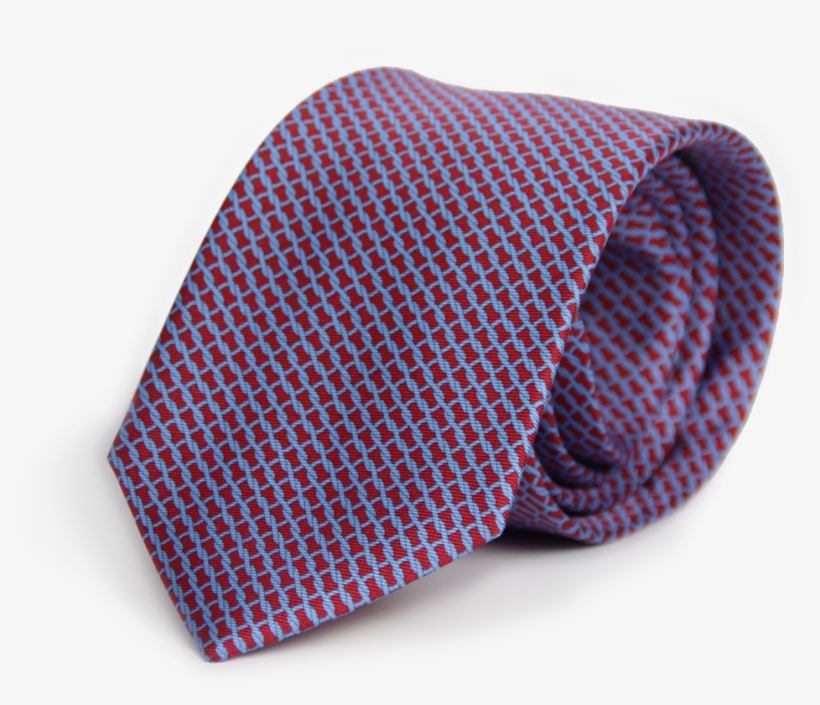 Corbata Rojo Trama - Electric Blue, transparent png download