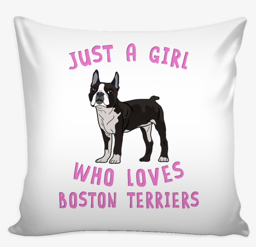 Dog Lover Pillow Cover - Boston Terrier, transparent png download