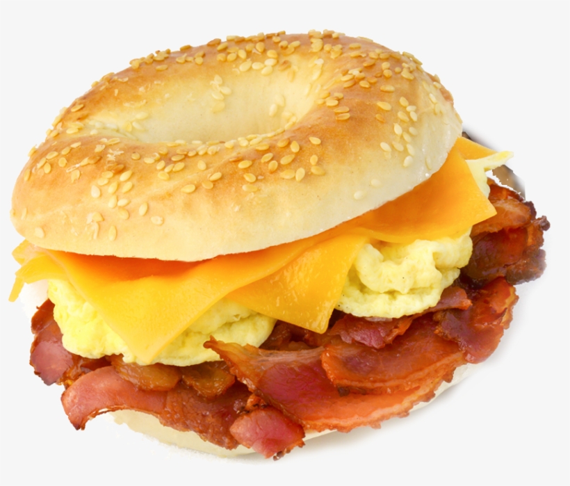 Contact Us - Egg And Bacon Bagel Sandwich, transparent png download