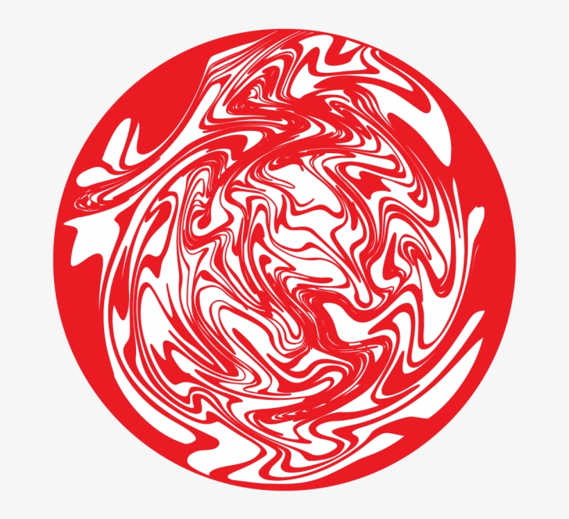 Paint Swirl - Circle, transparent png download