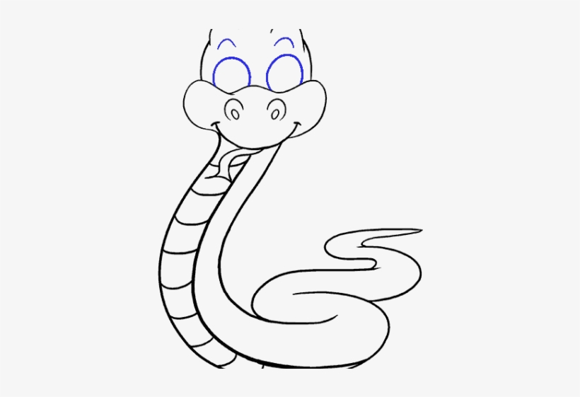 Picture Of Cartoon Snake - Serpent, transparent png download