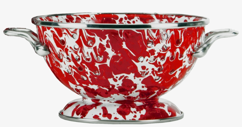 Rd24 Red Swirl Petite Colander, transparent png download