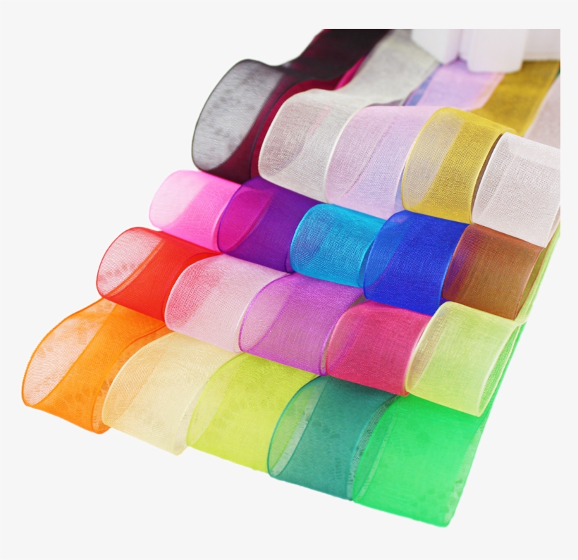 Organza Ribbon Wholesale Gift Wrapping Decoration Christmas - Ribbon, transparent png download