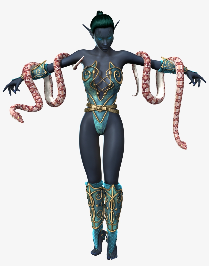 Woman Snake Amazone Beautiful 1428993 - Snake Woman Png, transparent png download
