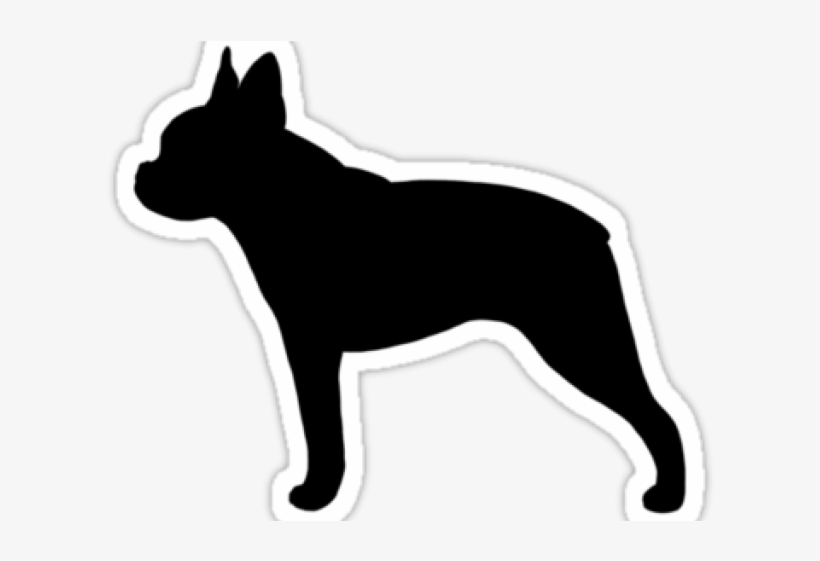Boston Terrier Clipart Transparent - Boston Terrier Silhouettes, transparent png download