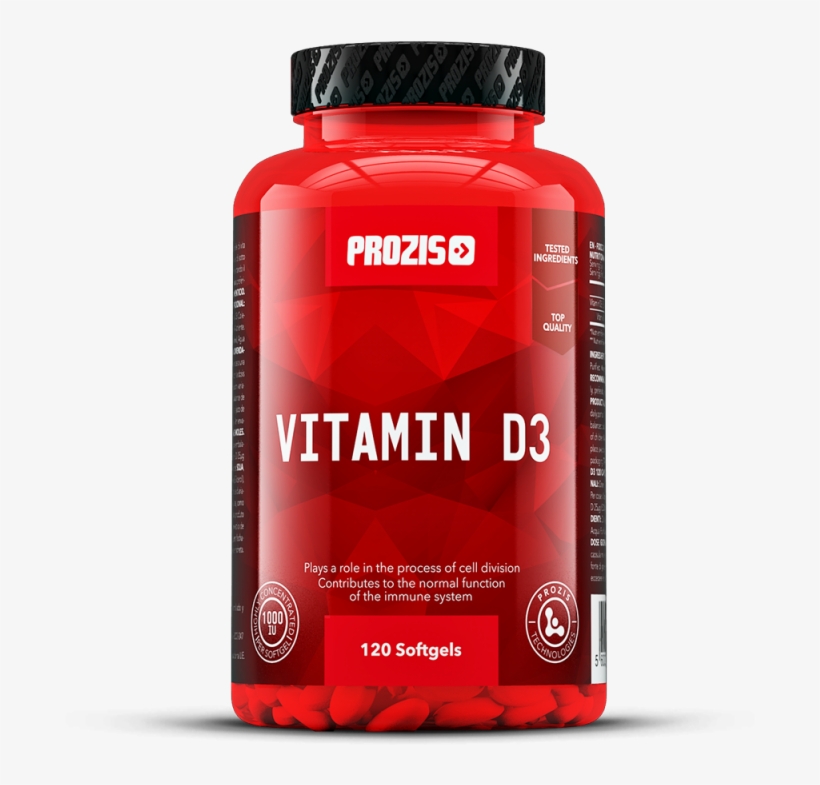 Prozis Vitamin D3 1000iu 120 Softgels 1 - Lutein Prozis, transparent png download
