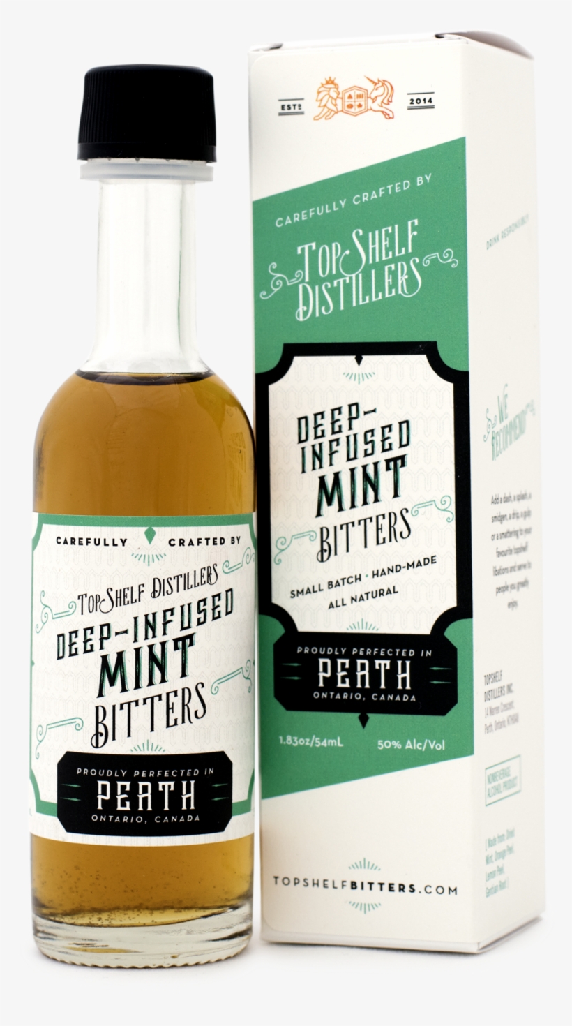 Top Shelf Mint Cocktail Bitters Mint Bitters PNG Image Transparent
