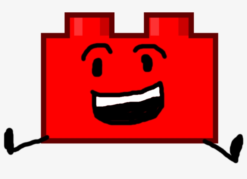 Lego Brick Bfb - Smiley, transparent png download