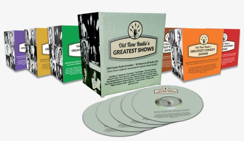 100 Radio Shows Old Time Radio Own The Greatest Old - Label, transparent png download