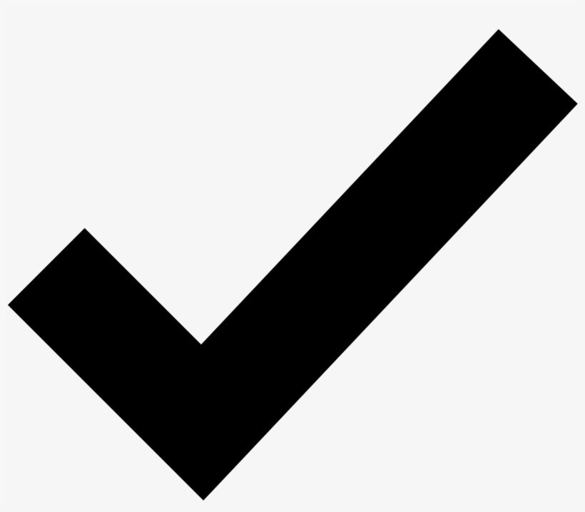 29 Aug 2017 - Tick Icon Black And White, transparent png download
