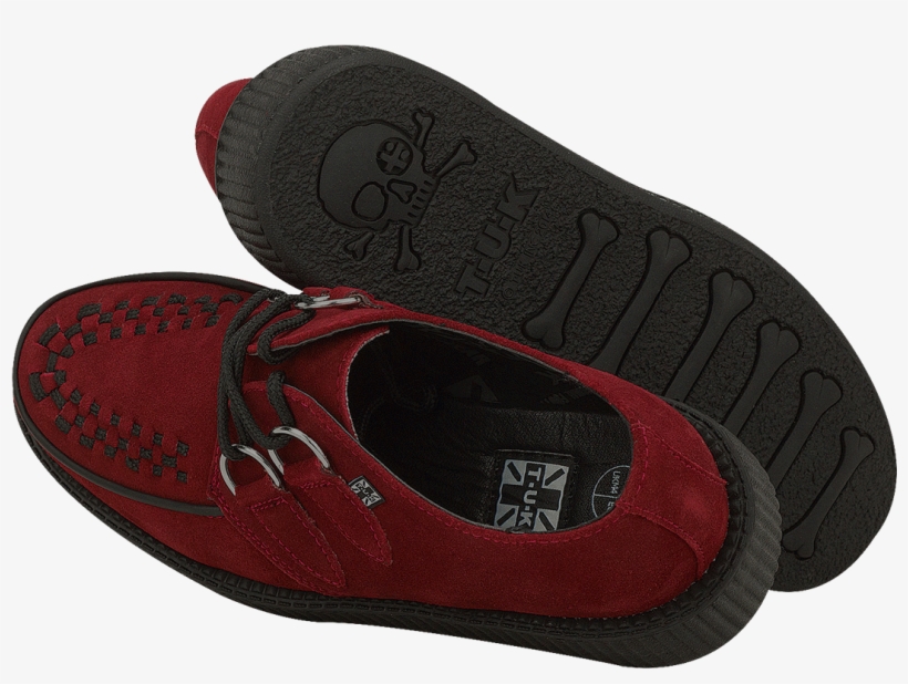 Burgundy Suede Creepers - Slipper, transparent png download