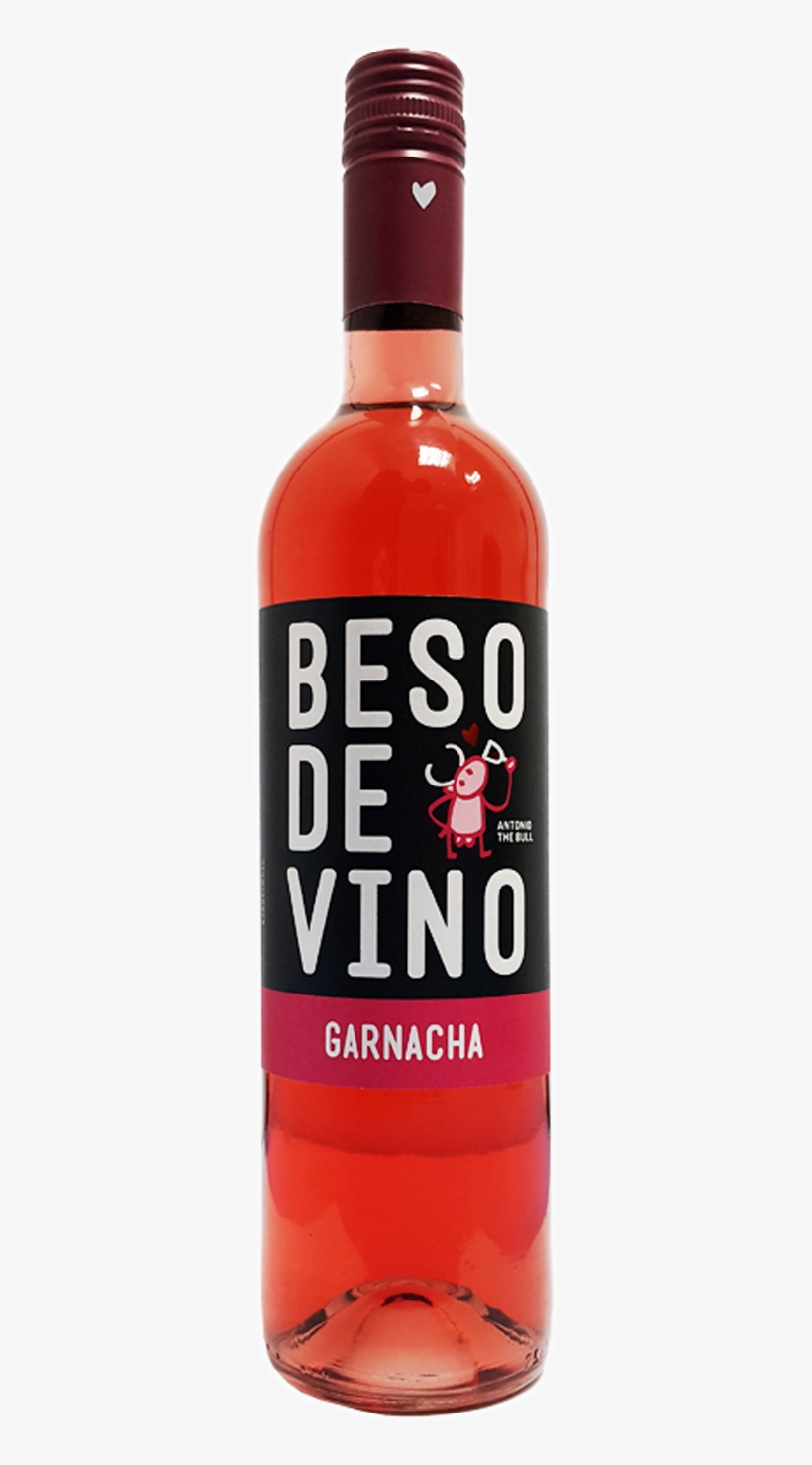 Beso De Vino Garnacha Rose 75cl[spain] - Glass Bottle, transparent png download