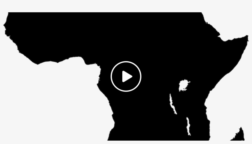 100% Afrobeats Mixed By Dj Overproof - Africa Map Silhouette, transparent png download