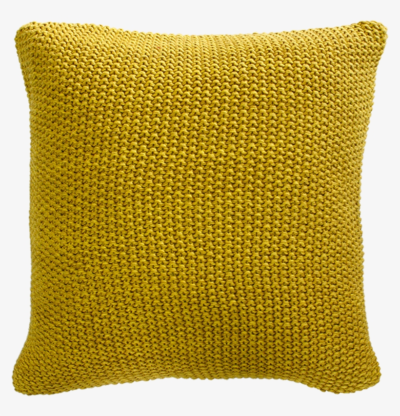 Milford Moss Knit Cushions - Mustard Coloured Cushions Nz, transparent png download