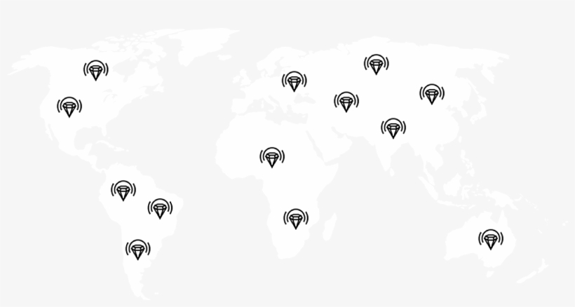 Search For Pro Djs To Hire Near You - White World Map Png, transparent png download