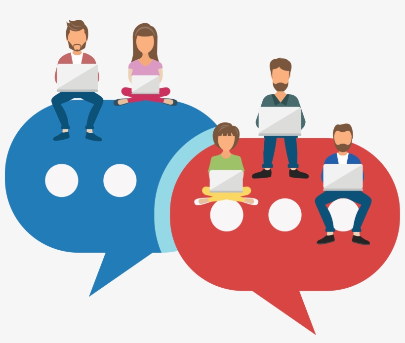 Redes Sociais - Comment Flat, transparent png download