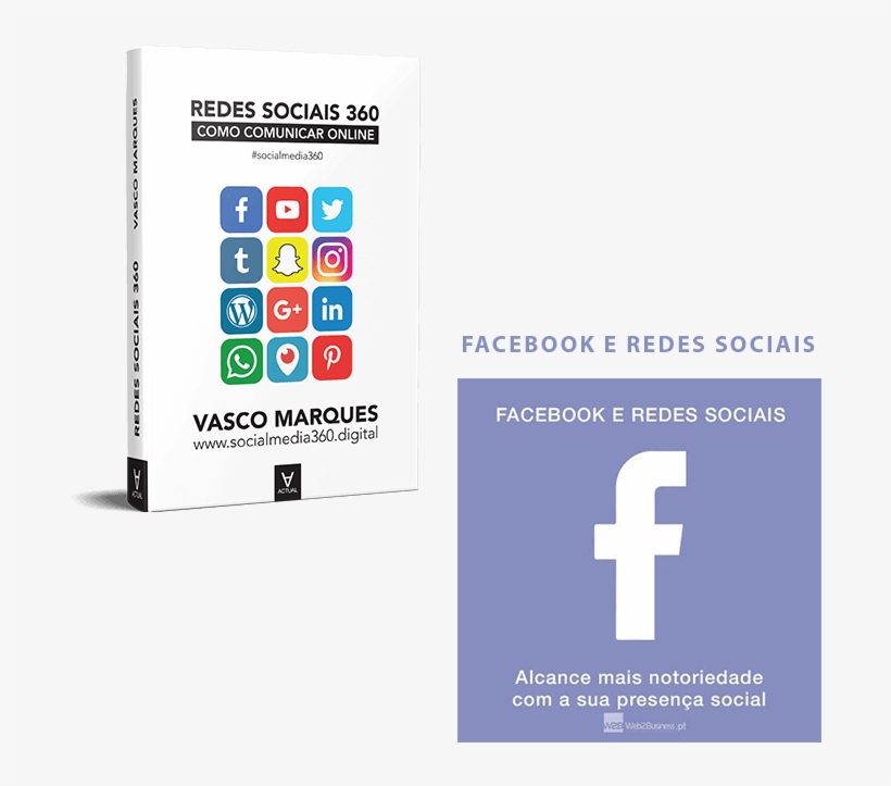 Pack Curso Facebook Livro Redes Sociais - Graphic Design, transparent png download