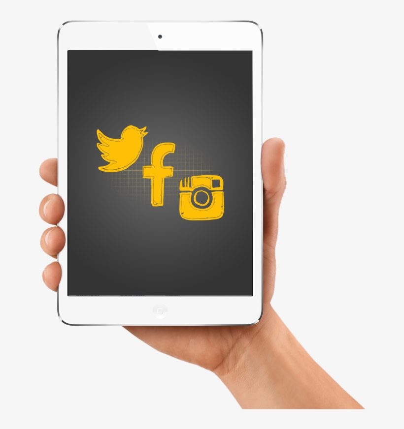 Use As Redes Sociais - Tablet Computer, transparent png download